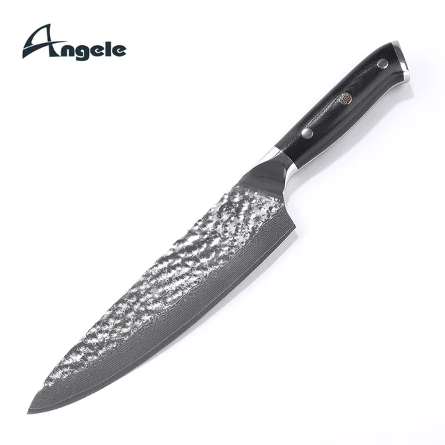 8inch damascus kitchen knife blanks VG10 67layers damascus knife