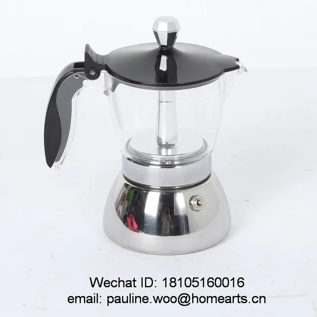 Stainless steel coffee maker, espresso maker, moka maker