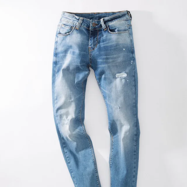 #DENIM FABRIC New slub cotton rayon stretch denim fabric