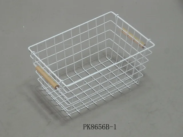 Wire storage basket
