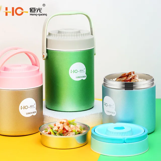 HENG GUANG 304 stainless steel heat preservation pot Heat preservation lunch box