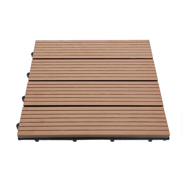 Wooden plastic tile