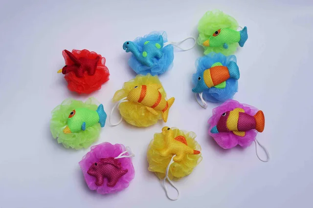 Children doll bath ball