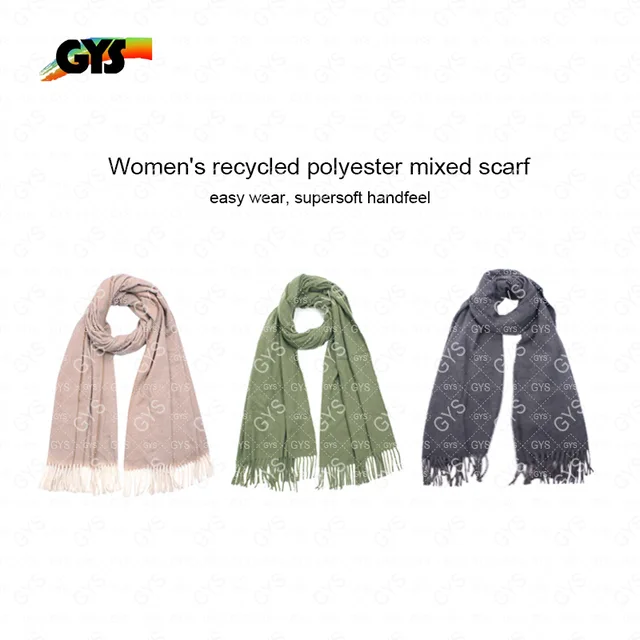Recycled woven scarf