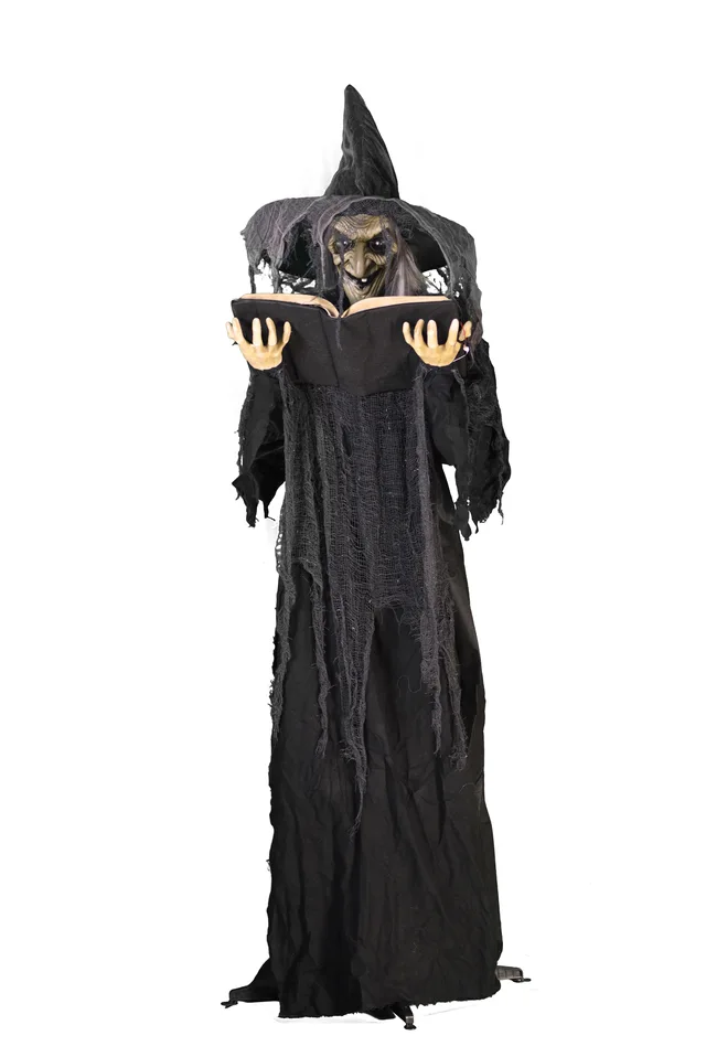 72“ Standing Witch w/Book