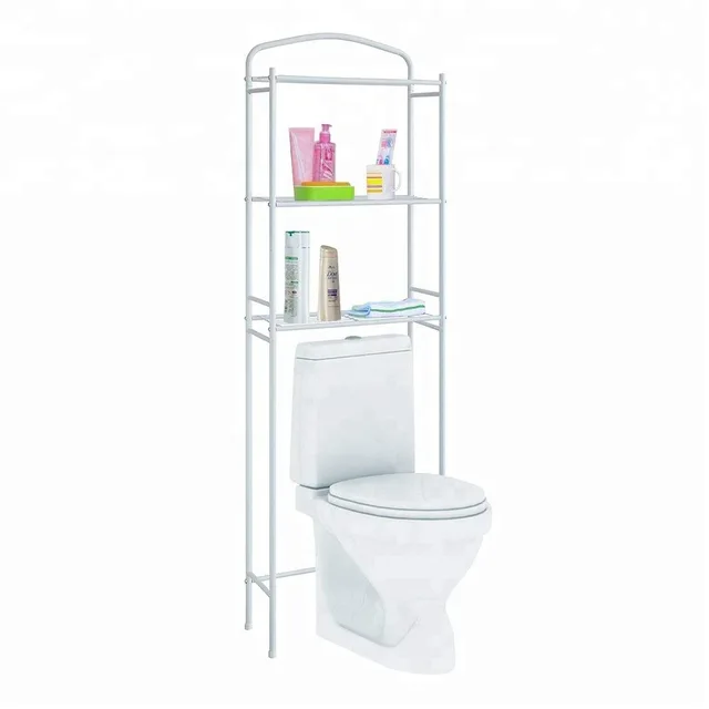 Over The Toilet Space Saver Storage Shelf Bathroom Toilet Rack
