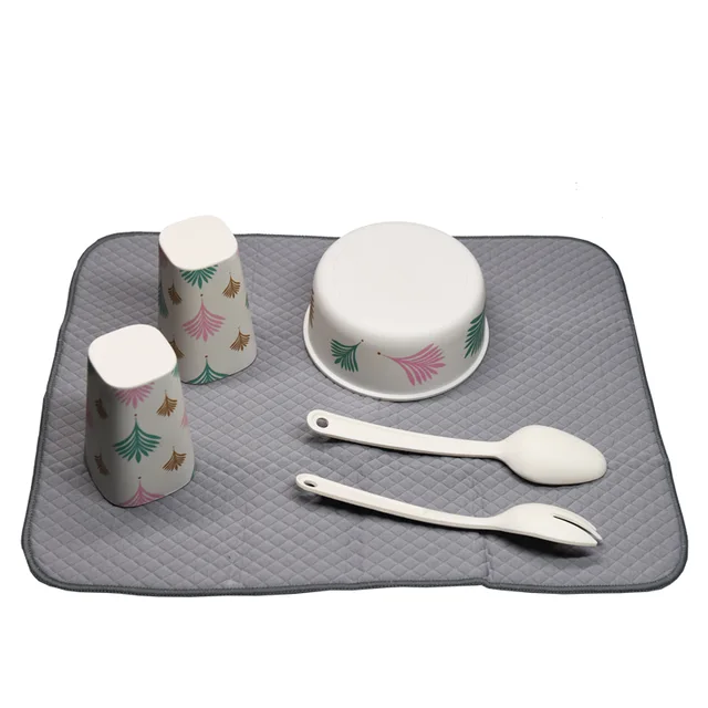 Jacquard Dish Drying Mat