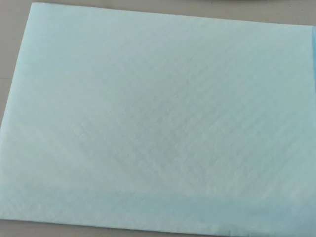 Pet pad with light blue PE film