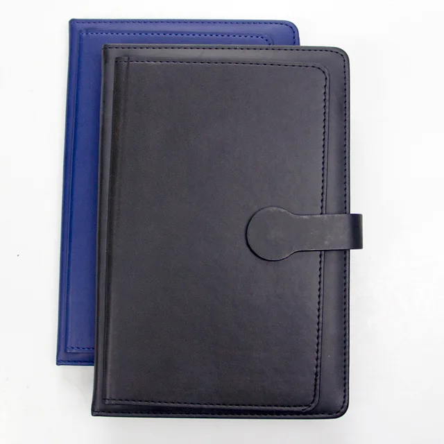 Hard Cover Pu Notebook With Card Pocket