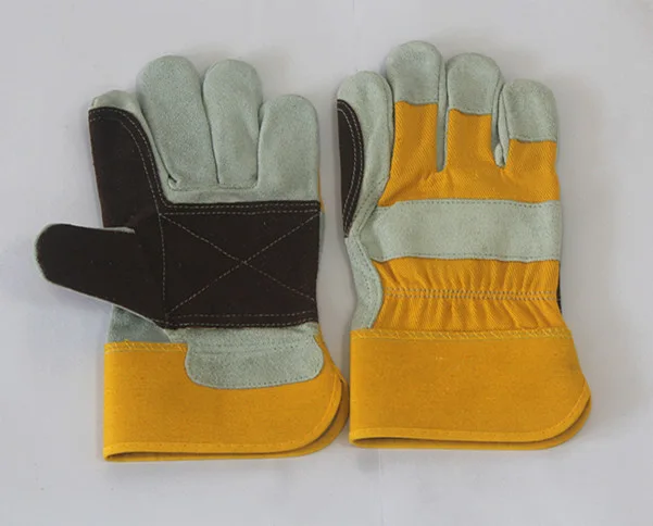 Cow leather working gloves