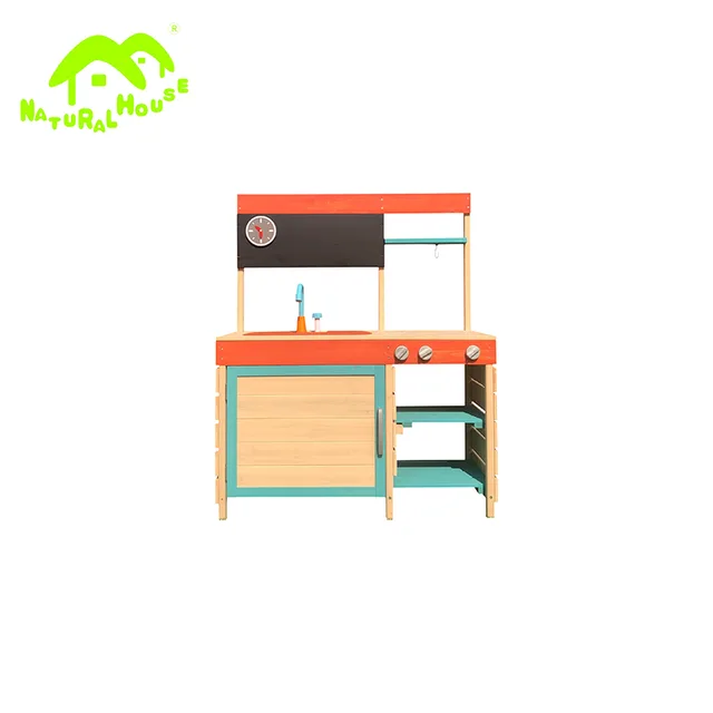 Wooden mud kitchen