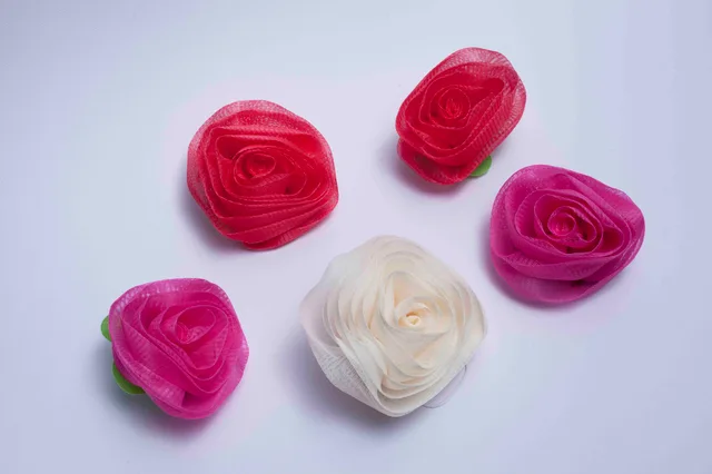 Rose flower bath ball