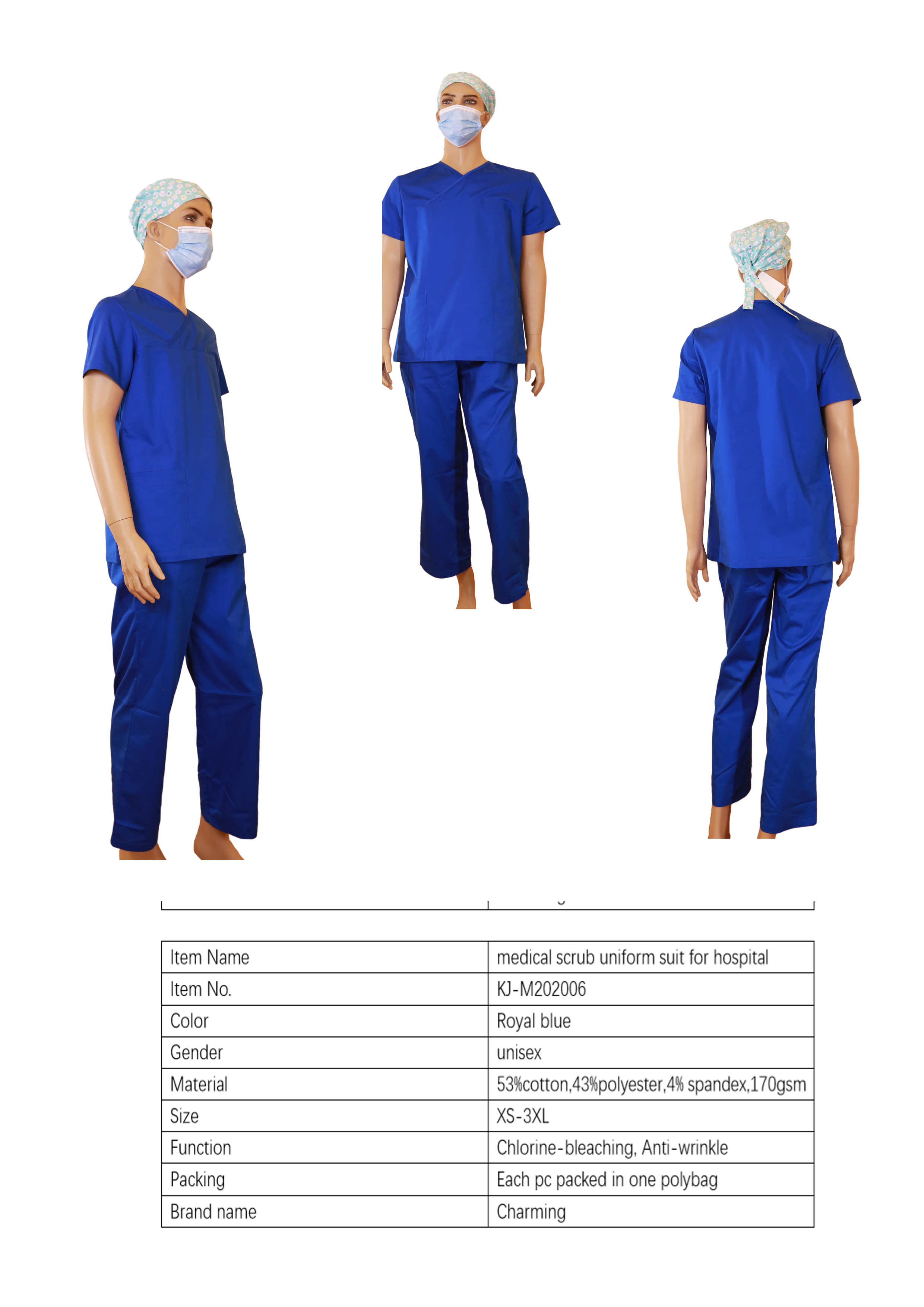 Stretch medical scrubs