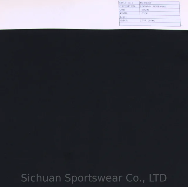 Nylon&spandex Jersey Of Sportswear Fabric