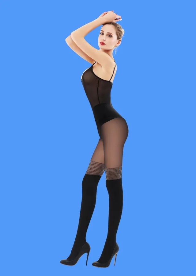 Fashion jacquard pantyhose