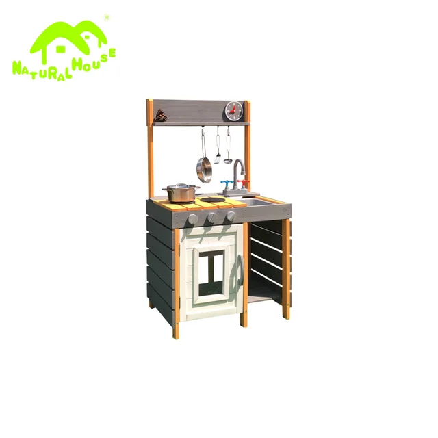 Wooden mud kitchen