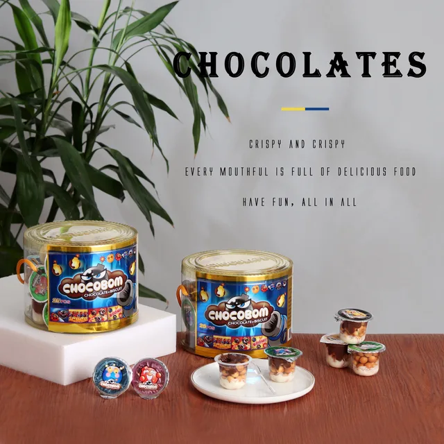 CHOCOLATE PASTE WITH MINI BISCUIT CUP 20gX25pcs