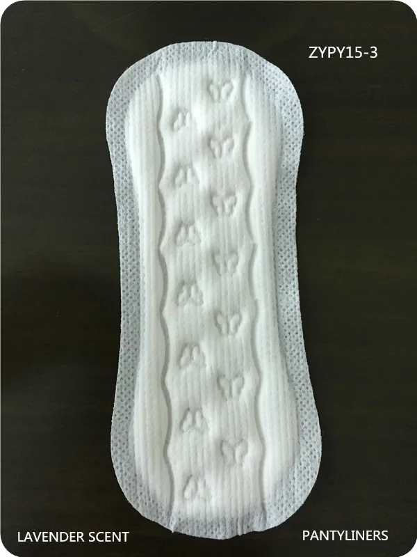 Disposable pantyliner with fragrance breathable cottony 160mm for feminine menstrual