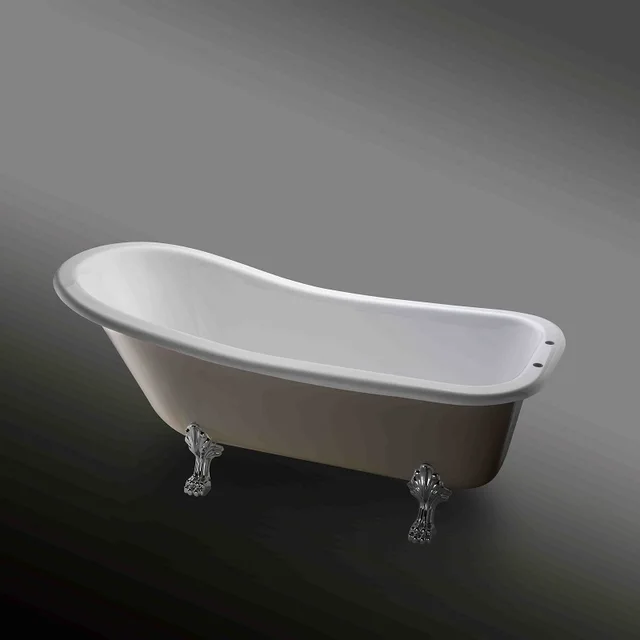 Freestanding bathtub with claw feet