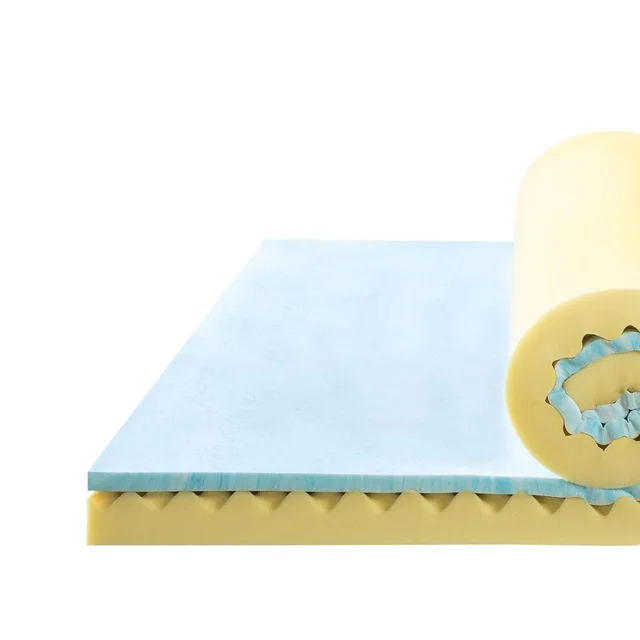 Therapy 4" Gel Swirl Memory Foam Mattress Topper