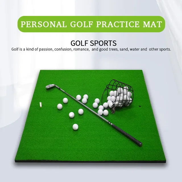 Personal golf hitting mat