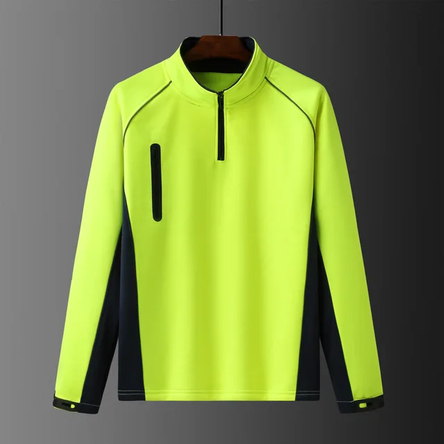 Men's collar fleece, 100% polyester pull over