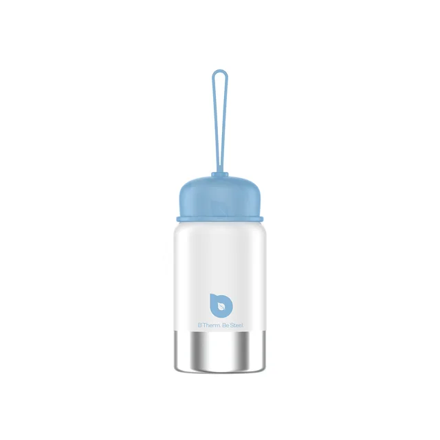 Stainless Steel Vacuum Insulated Kids Flask Silicon Handle 330 ml 11 oz