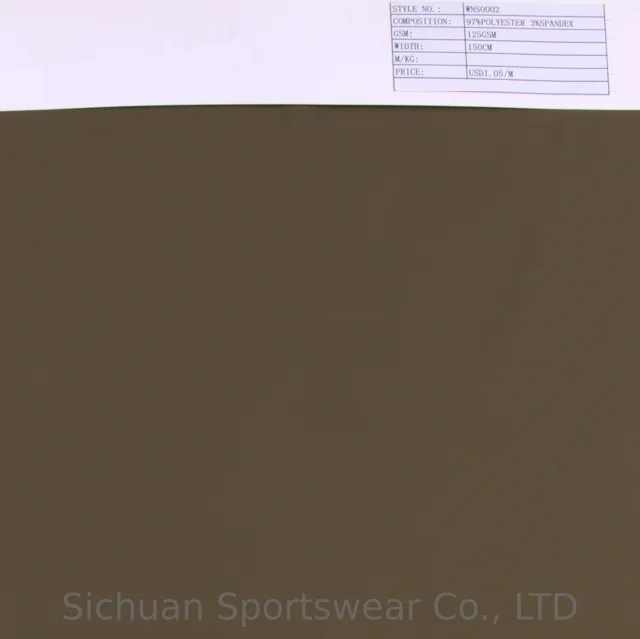 Pongee Sportswear Fabric