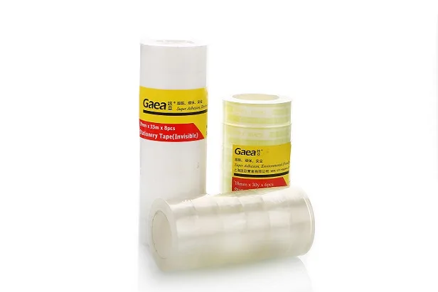Transparent stationery tape