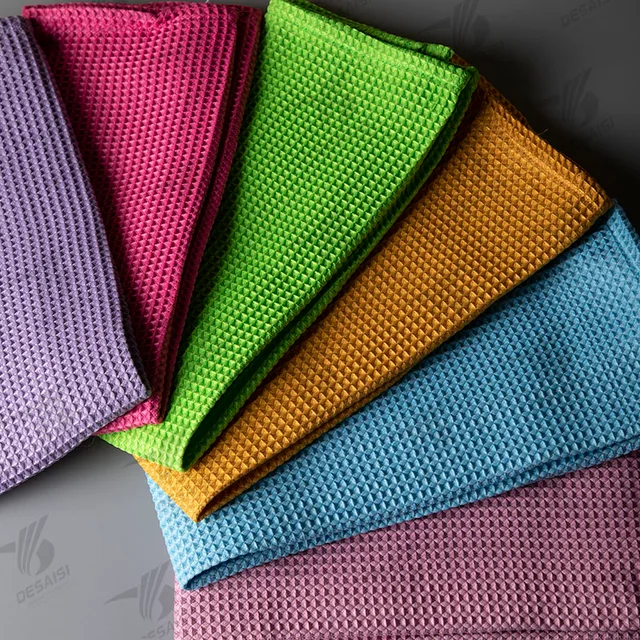 Waffle cleaning towel