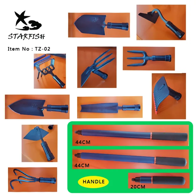 Garden tools with fiberglass handle