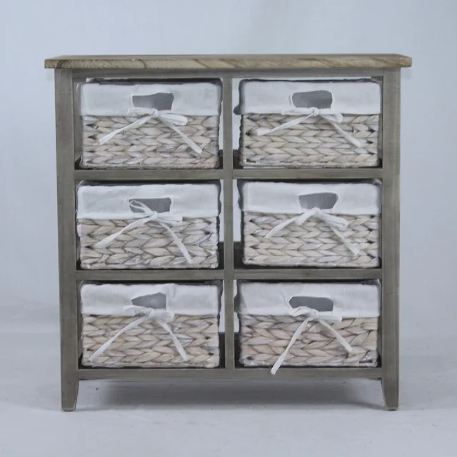 6 drawers wooden cabinet