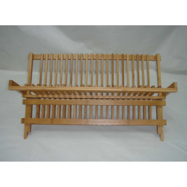 Bamboo Bowl Dish Rack