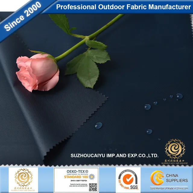 300D DTY Fabric With PU450 WR
