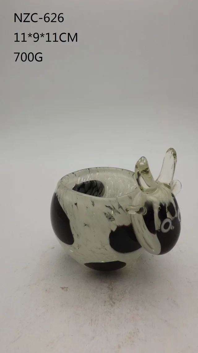 Glass Candleholder