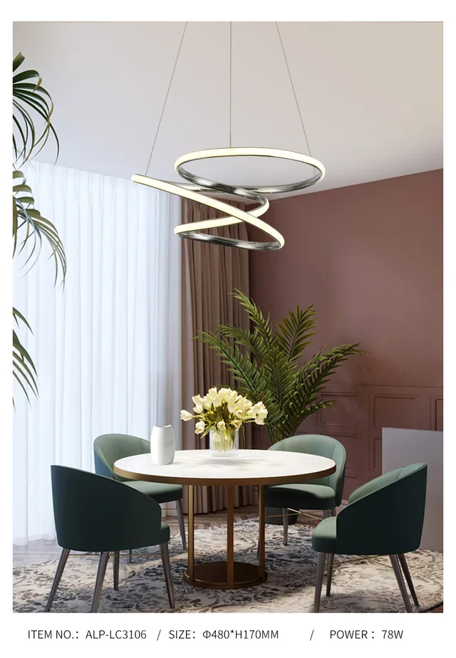 Model Decorative Aluminum LED Ceiling lamp