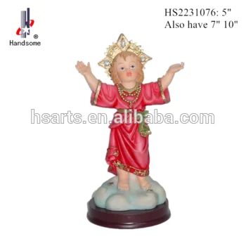 5"Wholesale Resin St.Nino Catholic Religious Statues Mould Crafts