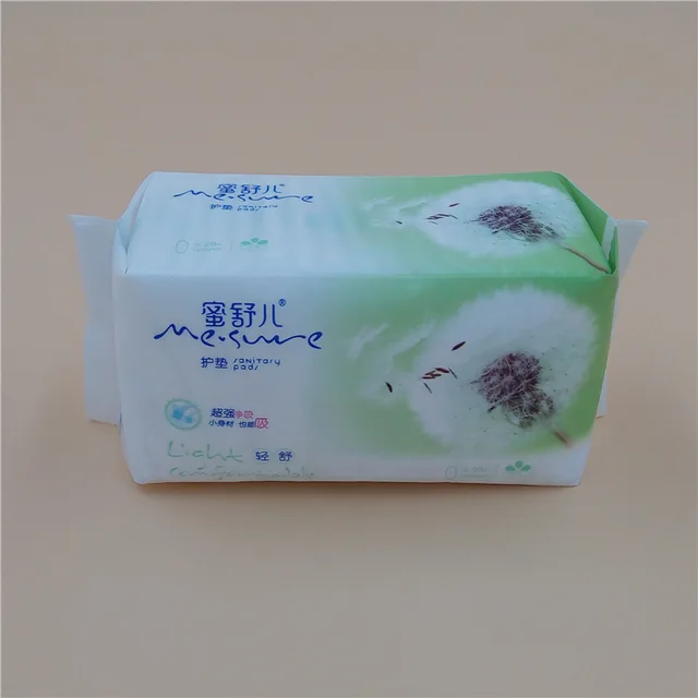 Disposable pantyliners with cottony comfortable 160mm for feminine menstrual