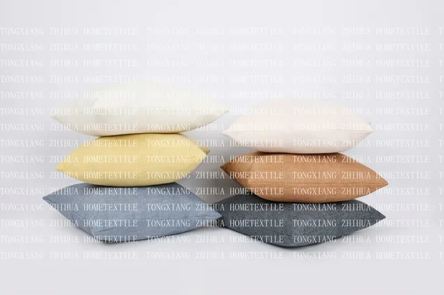 Linen cushion, cushion cove