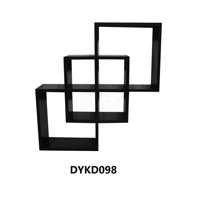0_98 Intersecting Squares Wall Shelf