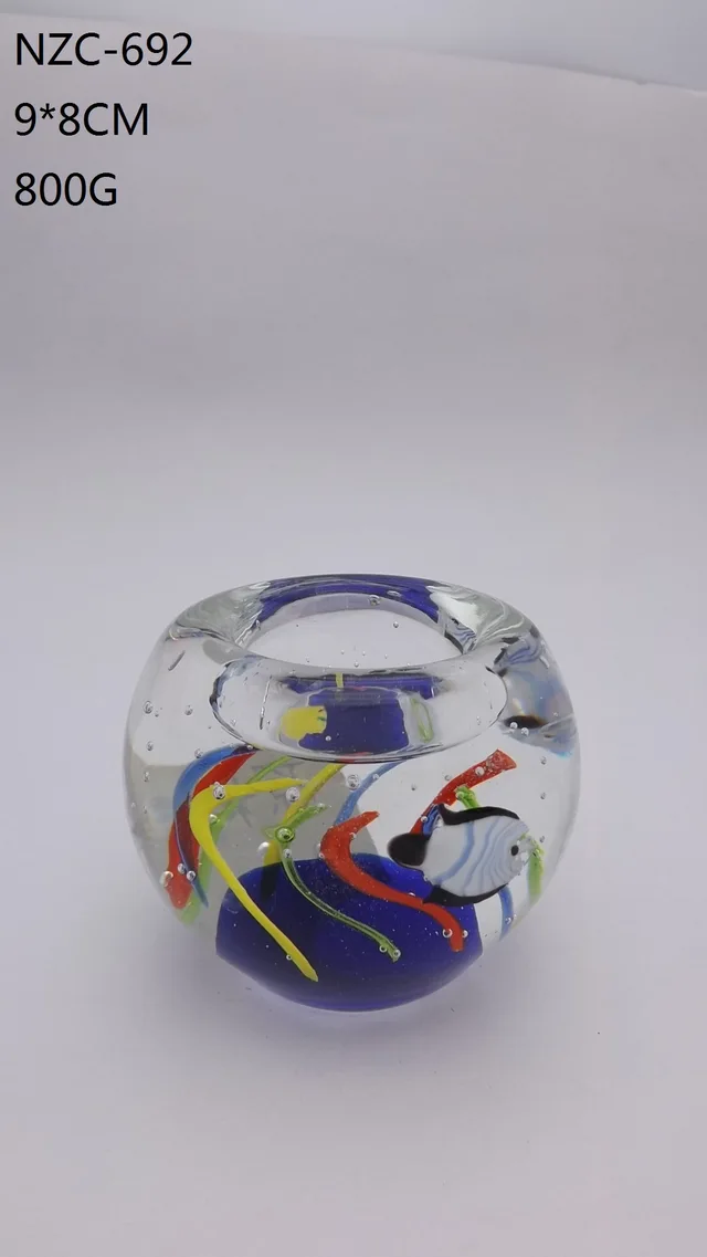 Glass Candleholder