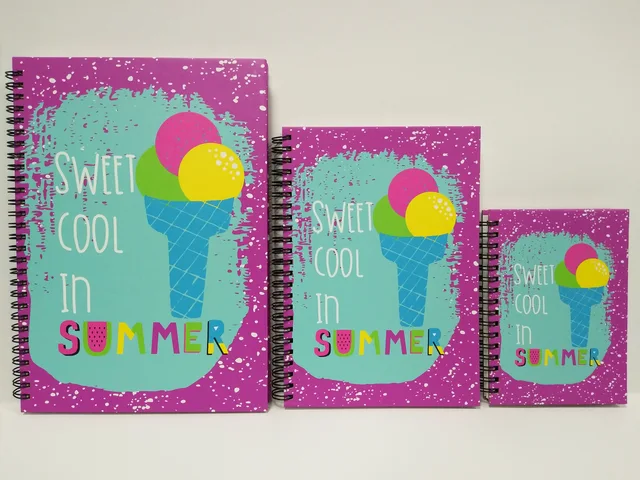 Hard cover notebook