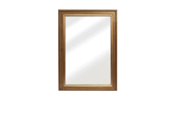 L410 simple style wood frame mirror decor