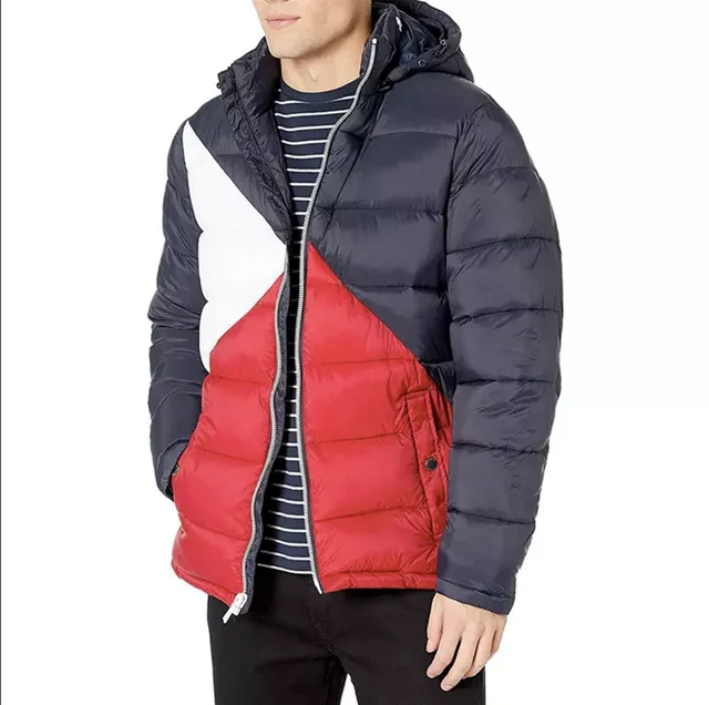 Men quilted padding jacket