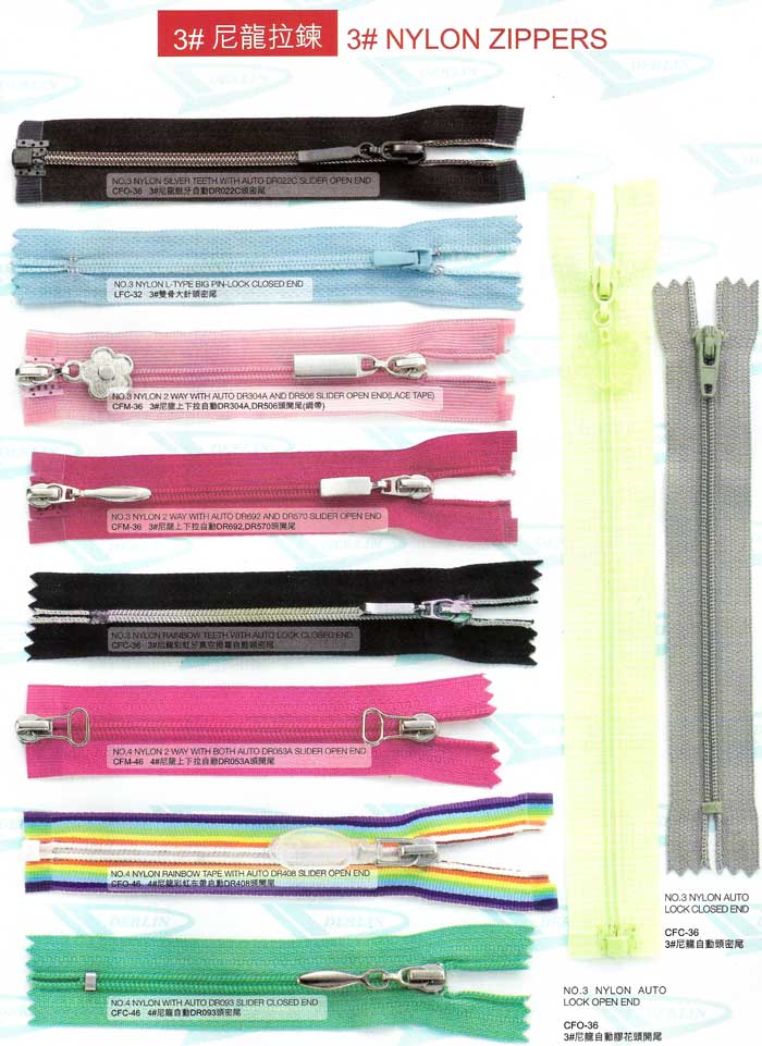 Nylon Zipper
