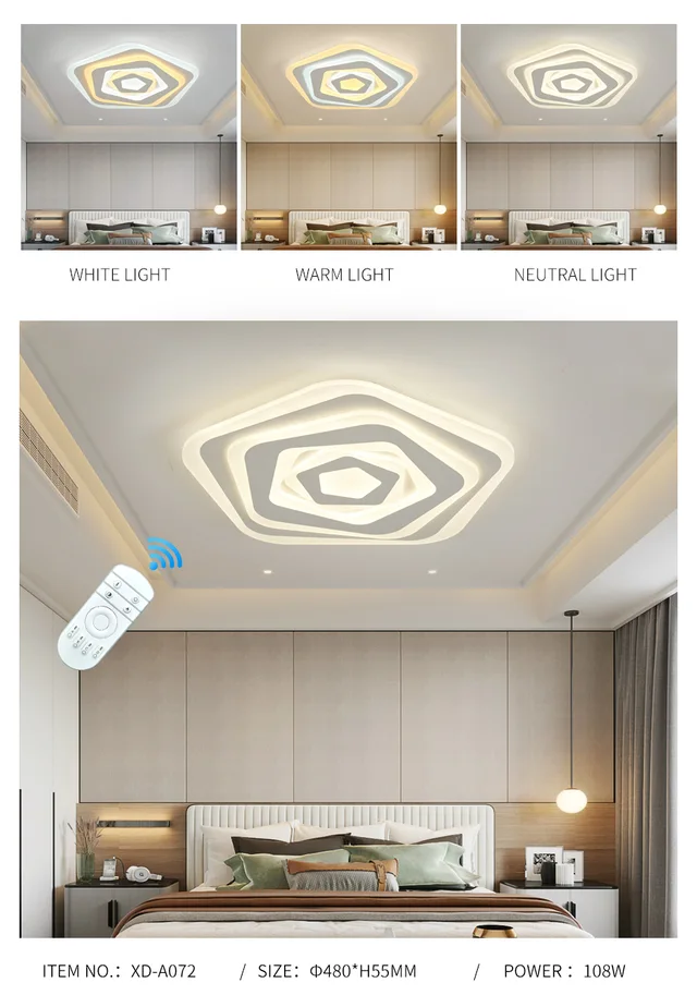 Model Decorative LED Ceiling light lamp