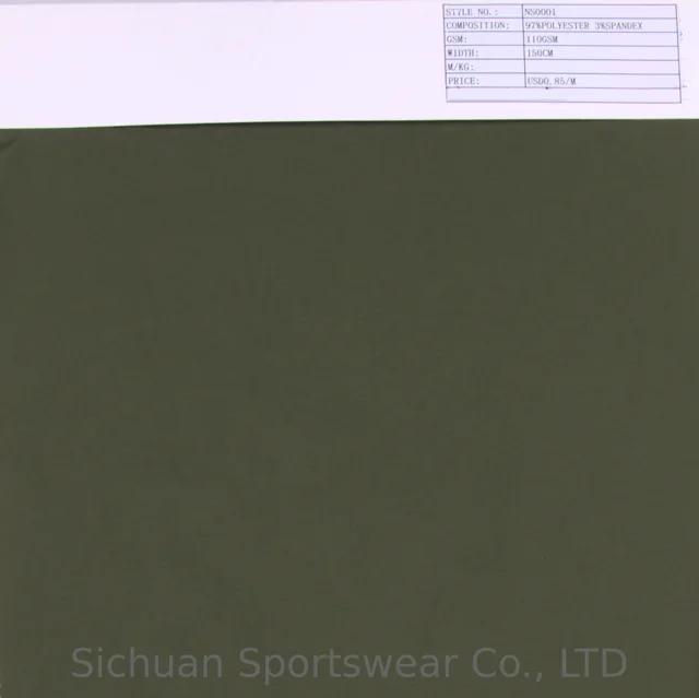 Pongee Sportswear Fabric