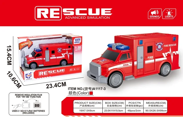 Friction Fire Truck