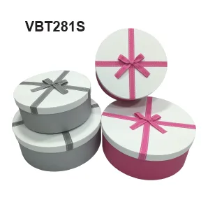 Ribbon round box