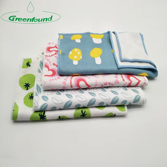 Factory Directly Sell custom printing microfiber cleaning cloth
